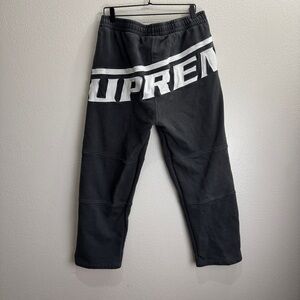 Supreme Wrapped Sweatpant Washed Black Vintage Size XL